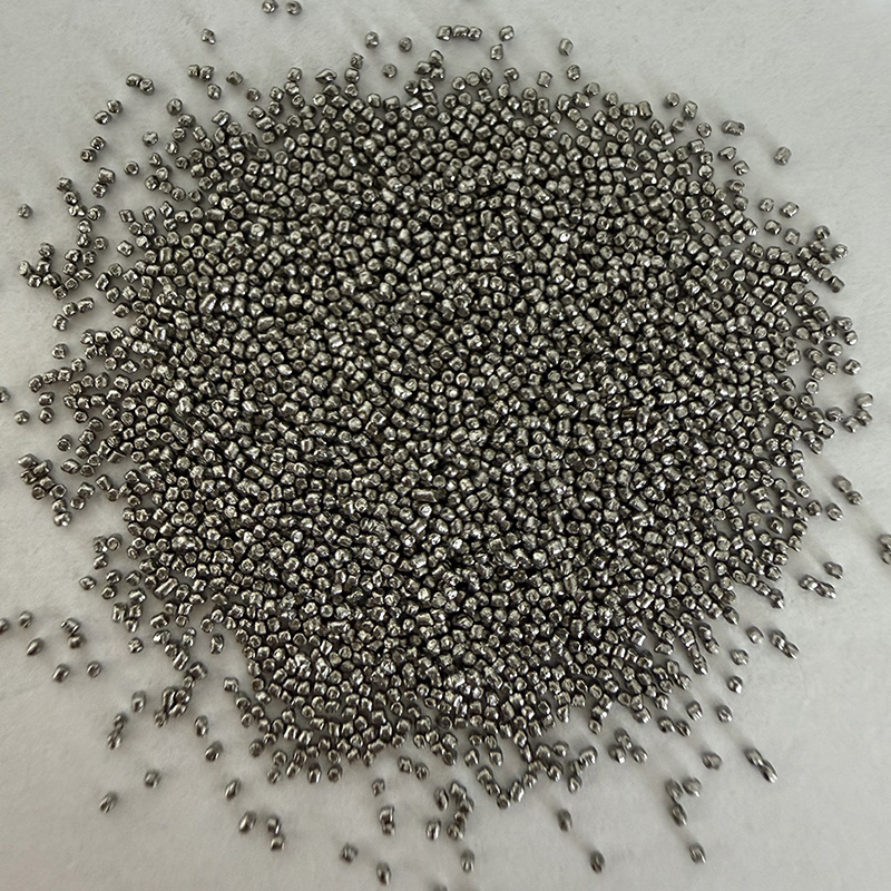 Carbon steel shots specification: 80#, Diameter: 0.6mm